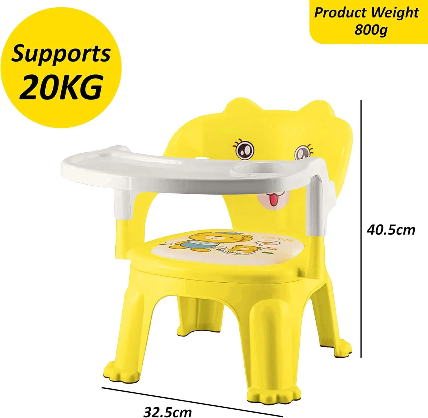 صندلی غذای کودک توشیونیکس با سینی جداشدنی، صندلی بلند قابل حمل برای کودکان نوپا، صندلی کمکی با پشتی، روکش کارتونی بالشتکی، قابل انباشت، ایمن و راحت برای غذا خوردن/بازی کردن (صورتی) صندلی غذای کودک توشیونیکس با سینی جداشدنی، صندلی بلند قابل حمل برای کودکان نوپا، صندلی کمکی با پشتی، روکش کارتونی بالشتکی، قابل انباشت، ایمن و راحت برای غذا خوردن/بازی کردن (صورتی)