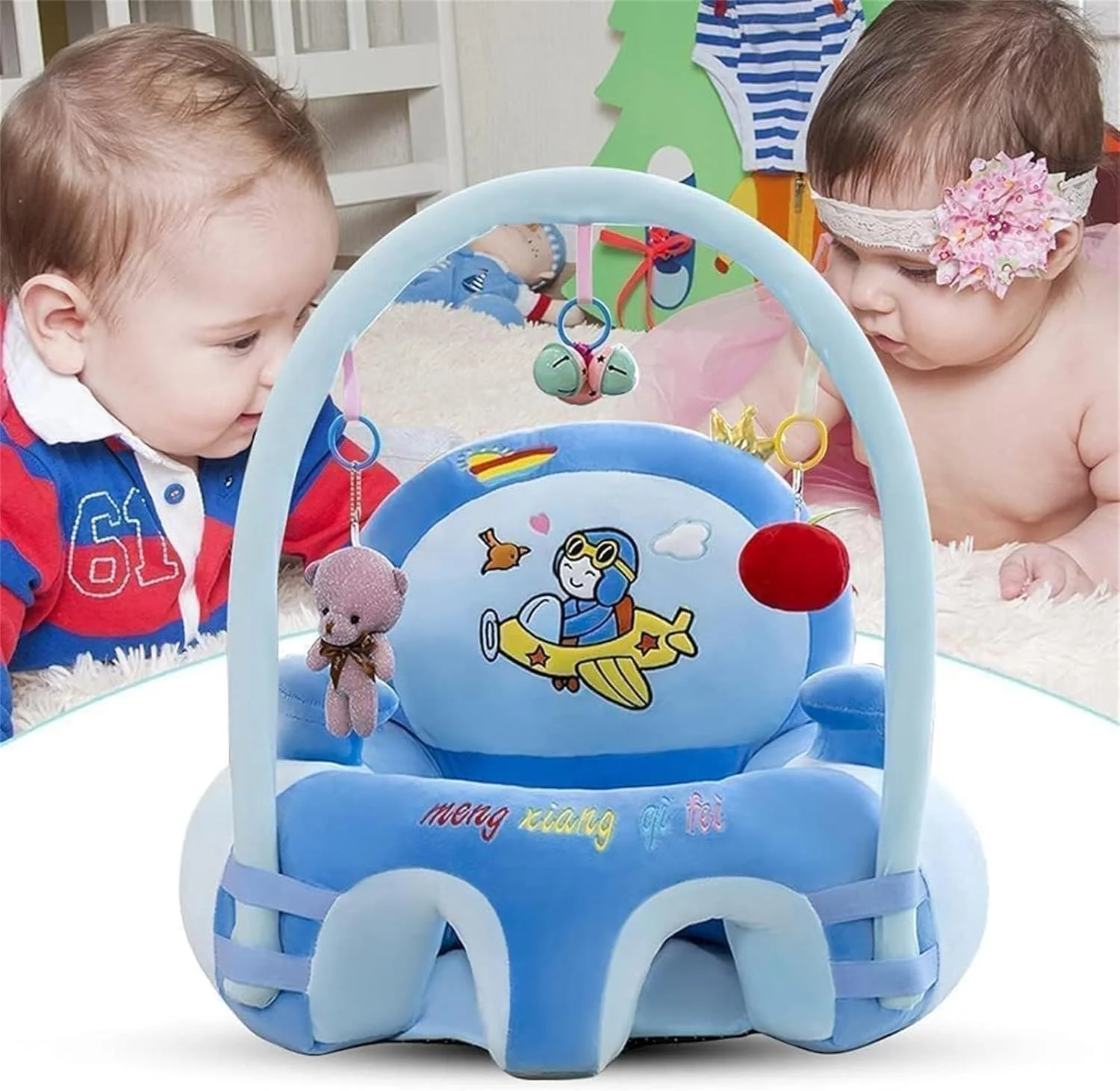 صندلی نشیمن کودک، صندلی های کف با پشتی بلند BAOLY برای نشستن، مبل صندلی پشتیبانی، نوزادان 0-3 سال صندلی های نشیمن کارتونی برای یادگیری نشستن صندلی غذاخوری کودک (صورتی) صندلی نشیمن کودک، صندلی های کف با پشتی بلند BAOLY برای نشستن، مبل صندلی پشتیبانی، نوزادان 0-3 سال صندلی های نشیمن کارتونی برای یادگیری نشستن صندلی غذاخوری کودک (صورتی)