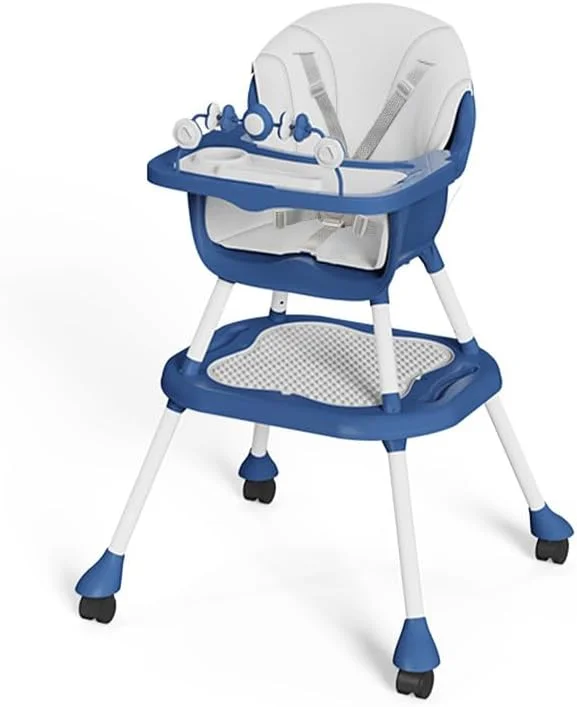 صندلی غذای کودک 8 در 1 TOYBY، صندلی غذاخوری قابل تنظیم/صندلی تقویت کننده غذاخوری/ست میز و صندلی کودک نوپا/میز بلوک ساختمانی کودک نوپا با مهار ایمنی و سینی قابل جابجایی، پاکسازی آسان صندلی غذای کودک 8 در 1 TOYBY، صندلی غذاخوری قابل تنظیم/صندلی تقویت کننده غذاخوری/ست میز و صندلی کودک نوپا/میز بلوک ساختمانی کودک نوپا با مهار ایمنی و سینی قابل جابجایی، پاکسازی آسان