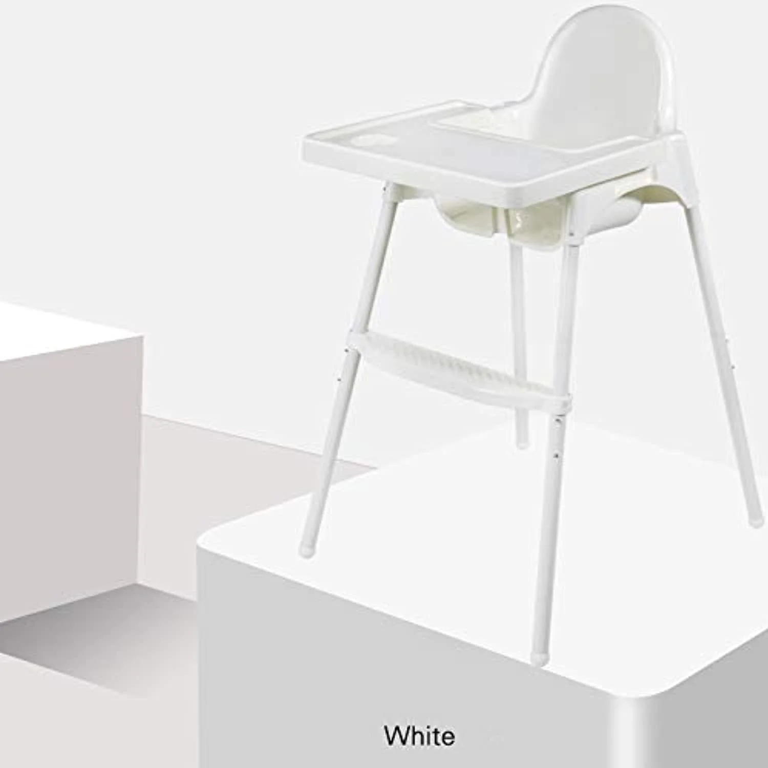صندلی غذای کودک تیکنوم | صندلی تقویت کننده چند ارتفاع با سینی غذا | زیرپایی | کمربند ایمنی (سفید) صندلی غذای کودک تیکنوم | صندلی تقویت کننده چند ارتفاع با سینی غذا | زیرپایی | کمربند ایمنی (سفید)