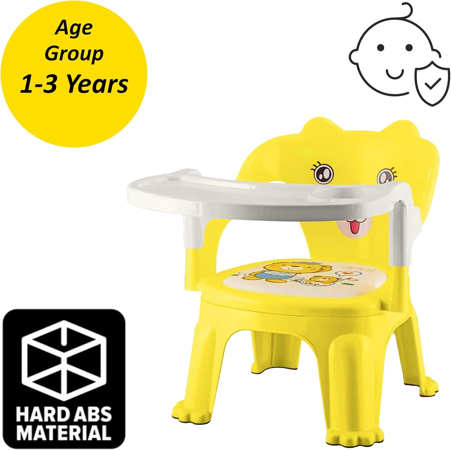 صندلی غذاخوری کودک توشیونیکس با سینی جداشدنی، صندلی بلند قابل حمل برای کودکان نوپا، صندلی کمکی با پشتی، روکش کارتونی بالشتکی، قابل انباشت، ایمن و راحت برای غذا خوردن/بازی کردن (صورتی) صندلی غذاخوری کودک توشیونیکس با سینی جداشدنی، صندلی بلند قابل حمل برای کودکان نوپا، صندلی کمکی با پشتی، روکش کارتونی بالشتکی، قابل انباشت، ایمن و راحت برای غذا خوردن/بازی کردن (صورتی)