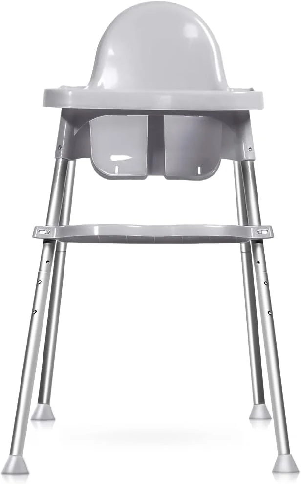 صندلی غذای کودک تِکنوم | 2 حالت ارتفاع | مناسب نوزادان و کودکان نوپا | کمربند ایمنی 3 نقطه ای | سینی جداشدنی | جا بطری/لیوان | پدهای لاستیکی ضد لغزش | زیرپایی | 6 ماه به بالا | خاکستری