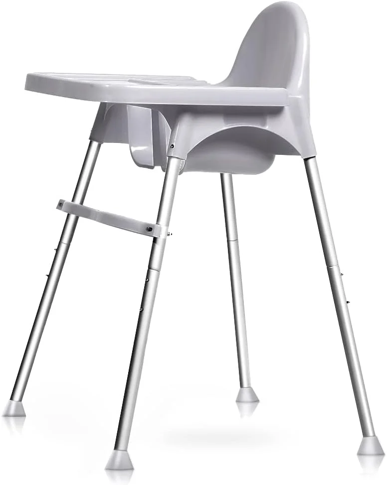 صندلی غذای کودک تِکنوم | 2 حالت ارتفاع | مناسب نوزادان و کودکان نوپا | کمربند ایمنی 3 نقطه ای | سینی جداشدنی | جا بطری/لیوان | پدهای لاستیکی ضد لغزش | زیرپایی | 6 ماه به بالا | خاکستری