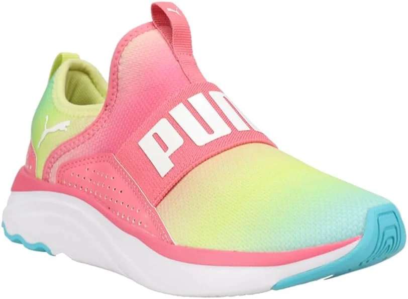 کفش بچگانه پوما Softride Sophia Slip-On Ombre (بچه بزرگ) Bubblegum/Sunny Lime سایز 7 بچه بزرگ M کفش بچگانه پوما Softride Sophia Slip-On Ombre (بچه بزرگ) Bubblegum/Sunny Lime سایز 7 بچه بزرگ M