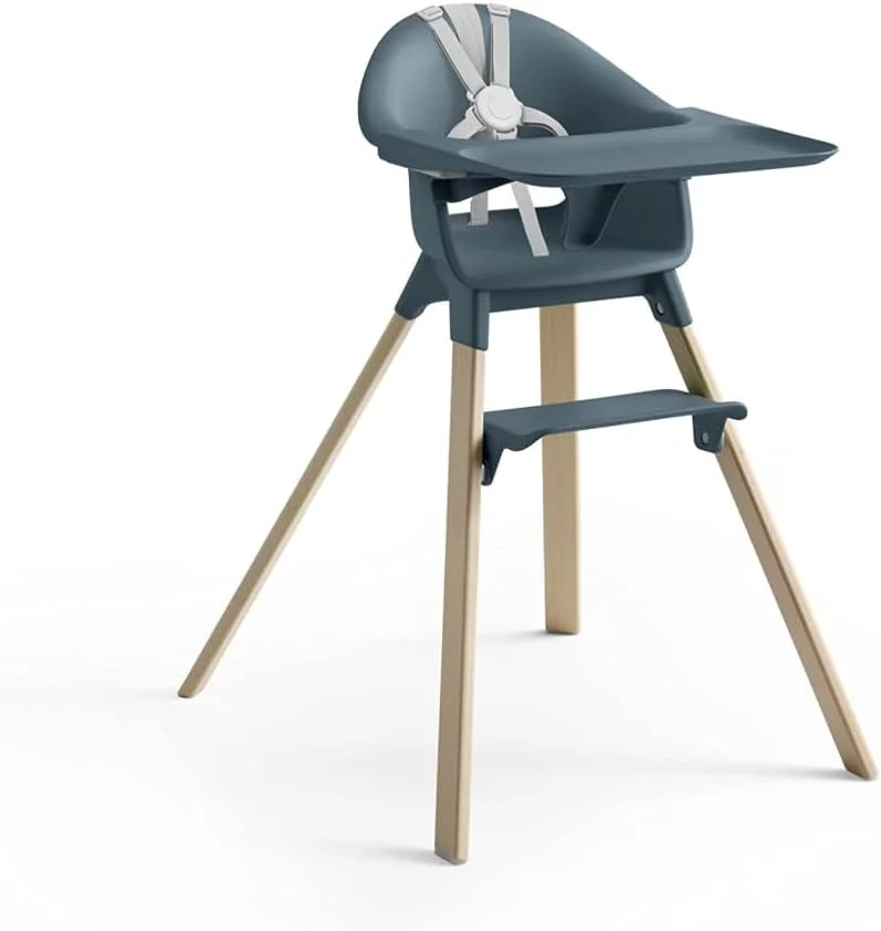 صندلی غذای کودک استوکه کلیک، آبی فیروزه ای - صندلی غذای همه کاره با سینی + کمربند ایمنی - سبک، بادوام و مناسب سفر - ارگونومیک با ویژگی های قابل تنظیم - بهترین برای 6-36 ماه یا تا 15 کیلوگرم صندلی غذای کودک استوکه کلیک، آبی فیروزه ای - صندلی غذای همه کاره با سینی + کمربند ایمنی - سبک، بادوام و مناسب سفر - ارگونومیک با ویژگی های قابل تنظیم - بهترین برای 6-36 ماه یا تا 15 کیلوگرم