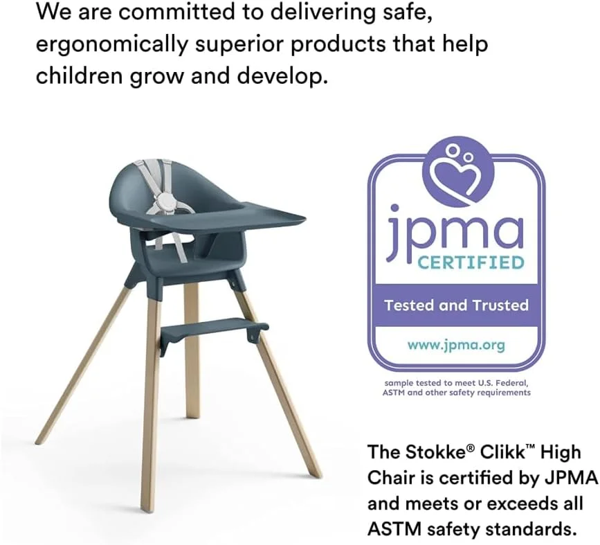 صندلی غذای کودک استوکه کلیک، آبی فیروزه ای - صندلی غذای همه کاره با سینی + کمربند ایمنی - سبک، بادوام و مناسب سفر - ارگونومیک با ویژگی های قابل تنظیم - بهترین برای 6-36 ماه یا تا 15 کیلوگرم صندلی غذای کودک استوکه کلیک، آبی فیروزه ای - صندلی غذای همه کاره با سینی + کمربند ایمنی - سبک، بادوام و مناسب سفر - ارگونومیک با ویژگی های قابل تنظیم - بهترین برای 6-36 ماه یا تا 15 کیلوگرم