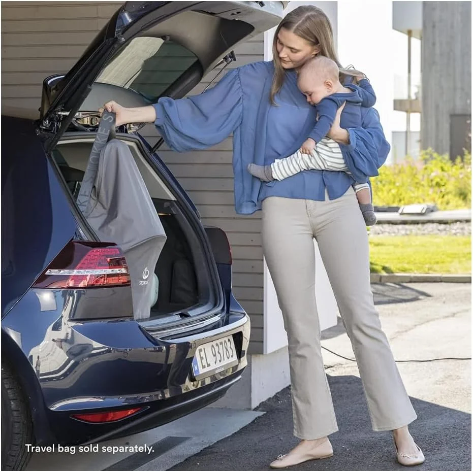 صندلی غذای کودک استوکه کلیک، آبی فیروزه ای - صندلی غذای همه کاره با سینی + کمربند ایمنی - سبک، بادوام و مناسب سفر - ارگونومیک با ویژگی های قابل تنظیم - بهترین برای 6-36 ماه یا تا 15 کیلوگرم صندلی غذای کودک استوکه کلیک، آبی فیروزه ای - صندلی غذای همه کاره با سینی + کمربند ایمنی - سبک، بادوام و مناسب سفر - ارگونومیک با ویژگی های قابل تنظیم - بهترین برای 6-36 ماه یا تا 15 کیلوگرم