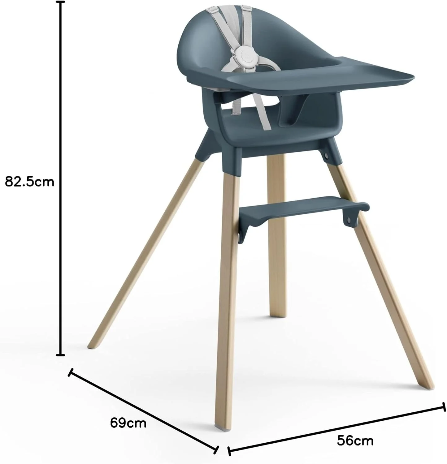 صندلی غذای کودک استوکه کلیک، آبی فیروزه ای - صندلی غذای همه کاره با سینی + کمربند ایمنی - سبک، بادوام و مناسب سفر - ارگونومیک با ویژگی های قابل تنظیم - بهترین برای 6-36 ماه یا تا 15 کیلوگرم صندلی غذای کودک استوکه کلیک، آبی فیروزه ای - صندلی غذای همه کاره با سینی + کمربند ایمنی - سبک، بادوام و مناسب سفر - ارگونومیک با ویژگی های قابل تنظیم - بهترین برای 6-36 ماه یا تا 15 کیلوگرم