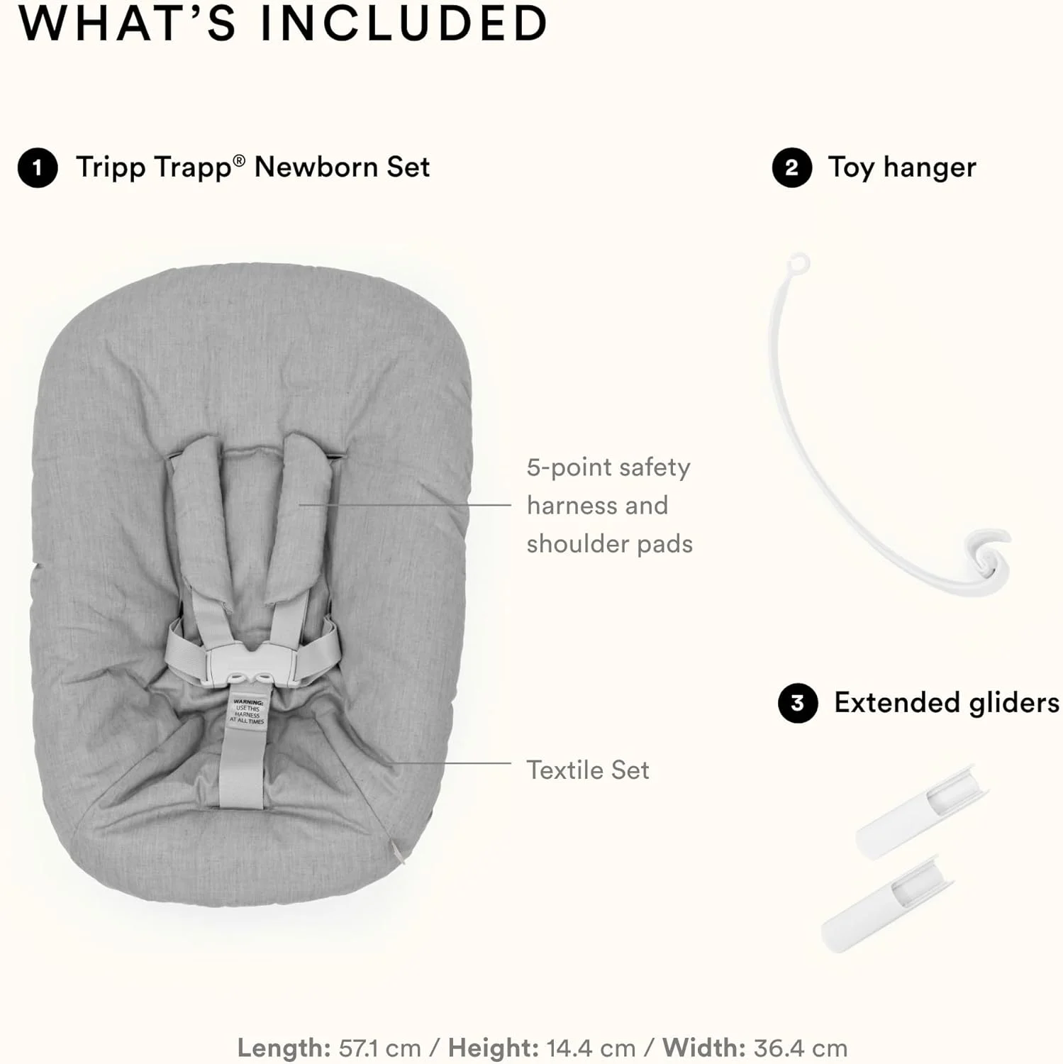 ست نوزادی Stokke Tripp Trapp - صندلی کودک Tripp Trapp را به صندلی نوزاد برای نوزادان تا 9 کیلوگرم تبدیل می کند - دنج، ایمن و ساده برای استفاده - سازگار با مدل های Tripp Trapp بعد از می 2003 - خاکستری ست نوزادی Stokke Tripp Trapp - صندلی کودک Tripp Trapp را به صندلی نوزاد برای نوزادان تا 9 کیلوگرم تبدیل می کند - دنج، ایمن و ساده برای استفاده - سازگار با مدل های Tripp Trapp بعد از می 2003 - خاکستری