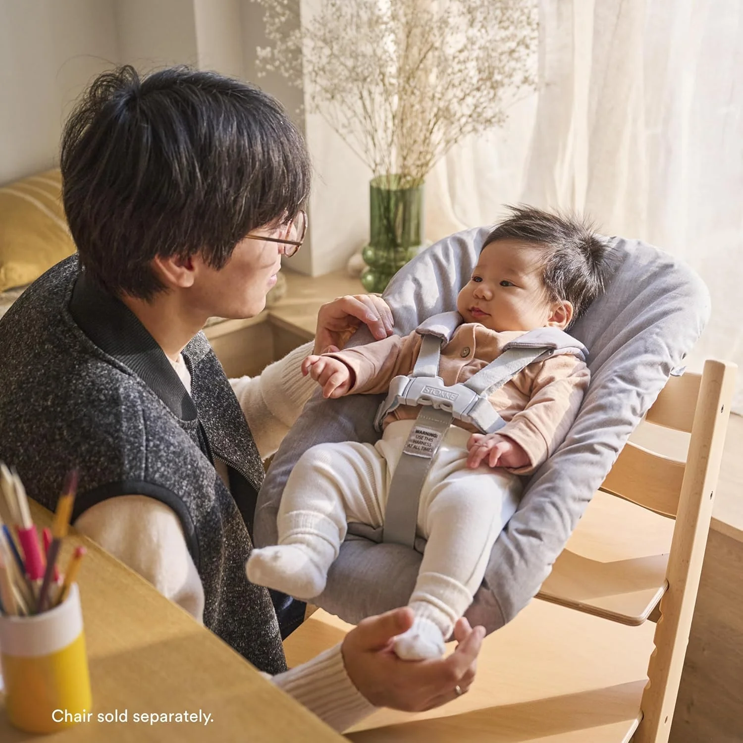 ست نوزادی Stokke Tripp Trapp - صندلی کودک Tripp Trapp را به صندلی نوزاد برای نوزادان تا 9 کیلوگرم تبدیل می کند - دنج، ایمن و ساده برای استفاده - سازگار با مدل های Tripp Trapp بعد از می 2003 - خاکستری ست نوزادی Stokke Tripp Trapp - صندلی کودک Tripp Trapp را به صندلی نوزاد برای نوزادان تا 9 کیلوگرم تبدیل می کند - دنج، ایمن و ساده برای استفاده - سازگار با مدل های Tripp Trapp بعد از می 2003 - خاکستری