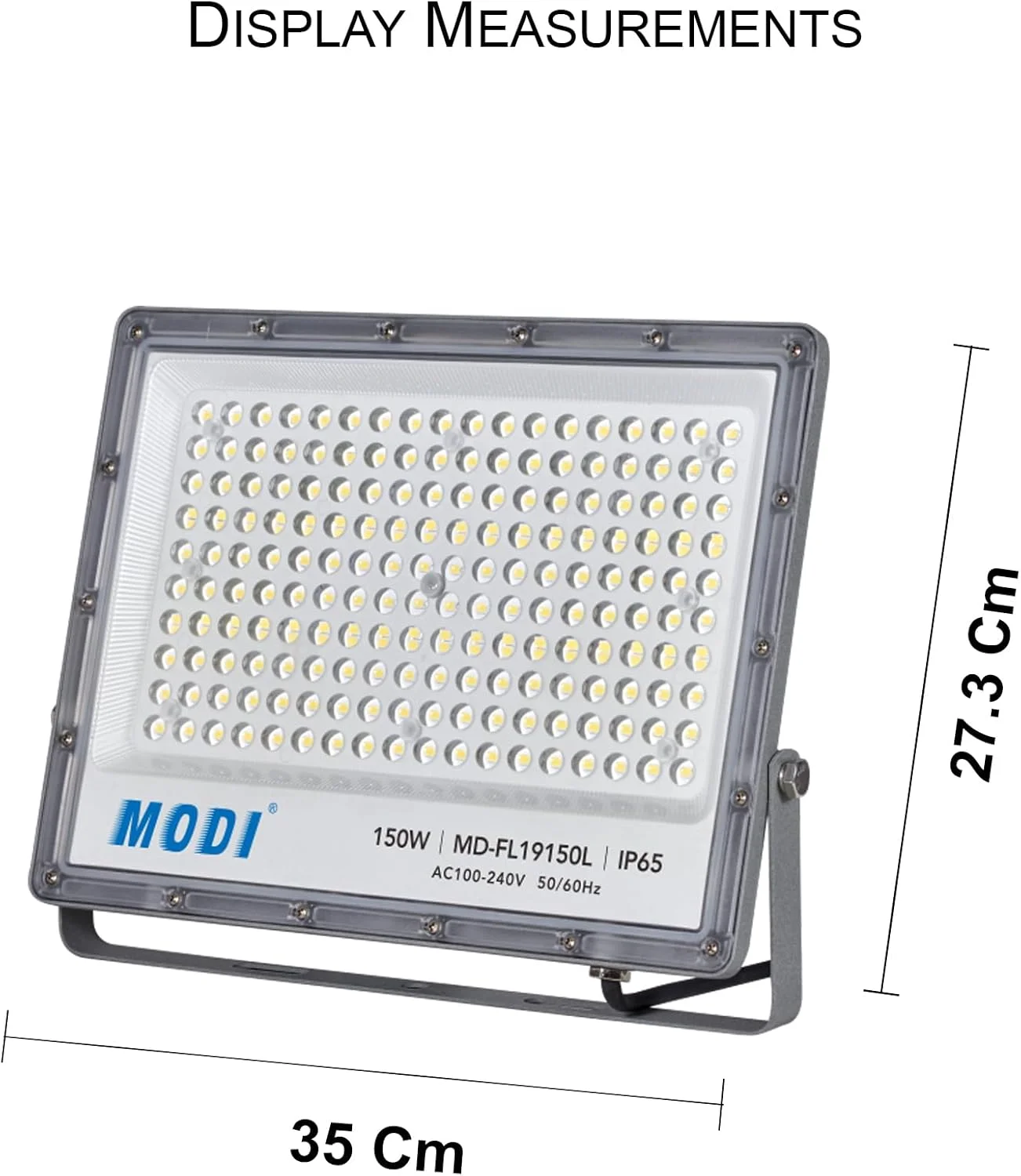 چراغ پروژکتور ال ای دی SMD مدل V.MAX MODI با ابعاد 396x305x26mm و استاندارد IP65 - سفید، 200 وات | 20000 لومن، ضد آب برای فضای باز | نور فوق العاده روشن برای محوطه، استادیوم، زمین بازی، چمن چراغ پروژکتور ال ای دی SMD مدل V.MAX MODI با ابعاد 396x305x26mm و استاندارد IP65 - سفید، 200 وات | 20000 لومن، ضد آب برای فضای باز | نور فوق العاده روشن برای محوطه، استادیوم، زمین بازی، چمن