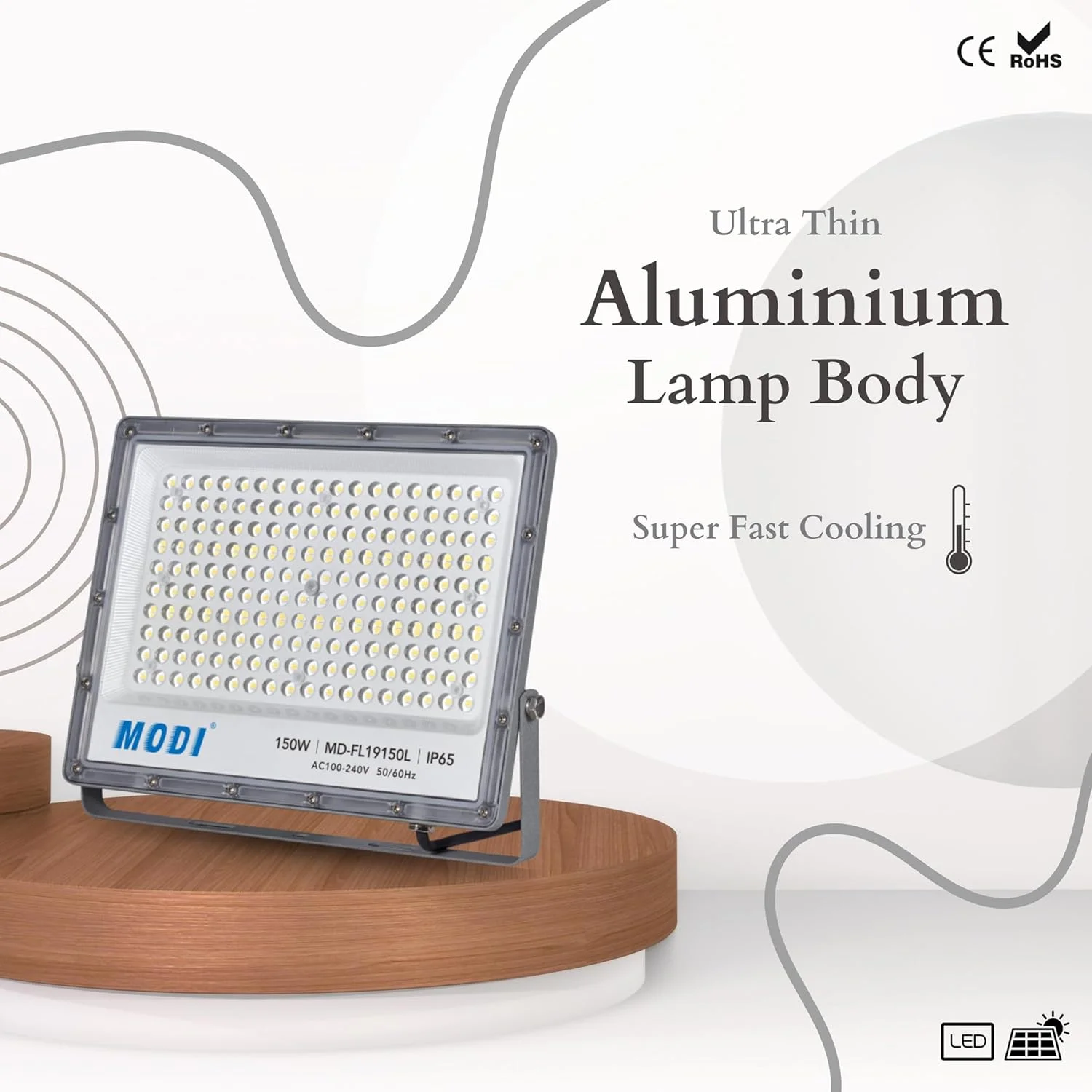 چراغ پروژکتور ال ای دی SMD مدل V.MAX MODI با ابعاد 396x305x26mm و استاندارد IP65 - سفید، 200 وات | 20000 لومن، ضد آب برای فضای باز | نور فوق العاده روشن برای محوطه، استادیوم، زمین بازی، چمن چراغ پروژکتور ال ای دی SMD مدل V.MAX MODI با ابعاد 396x305x26mm و استاندارد IP65 - سفید، 200 وات | 20000 لومن، ضد آب برای فضای باز | نور فوق العاده روشن برای محوطه، استادیوم، زمین بازی، چمن