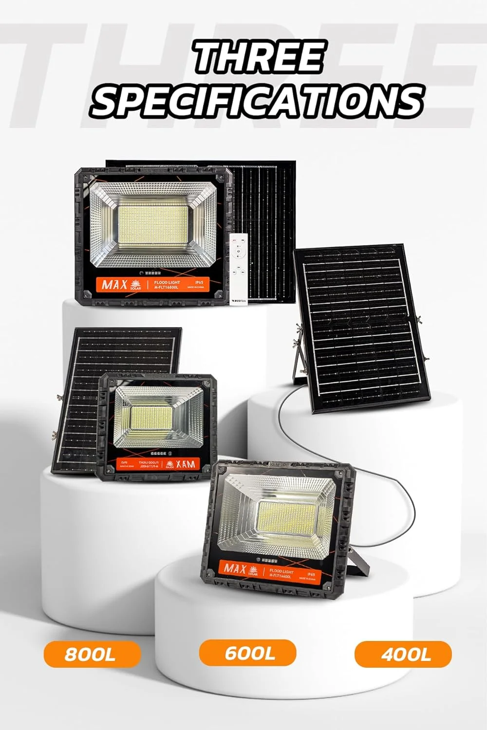 چراغ پروژکتور LED خورشیدی امنیتی فضای باز V.MAX MODI، ضد آب IP65، 400 وات سفید، کنترل از راه دور flt16400w چراغ پروژکتور LED خورشیدی امنیتی فضای باز V.MAX MODI، ضد آب IP65، 400 وات سفید، کنترل از راه دور flt16400w