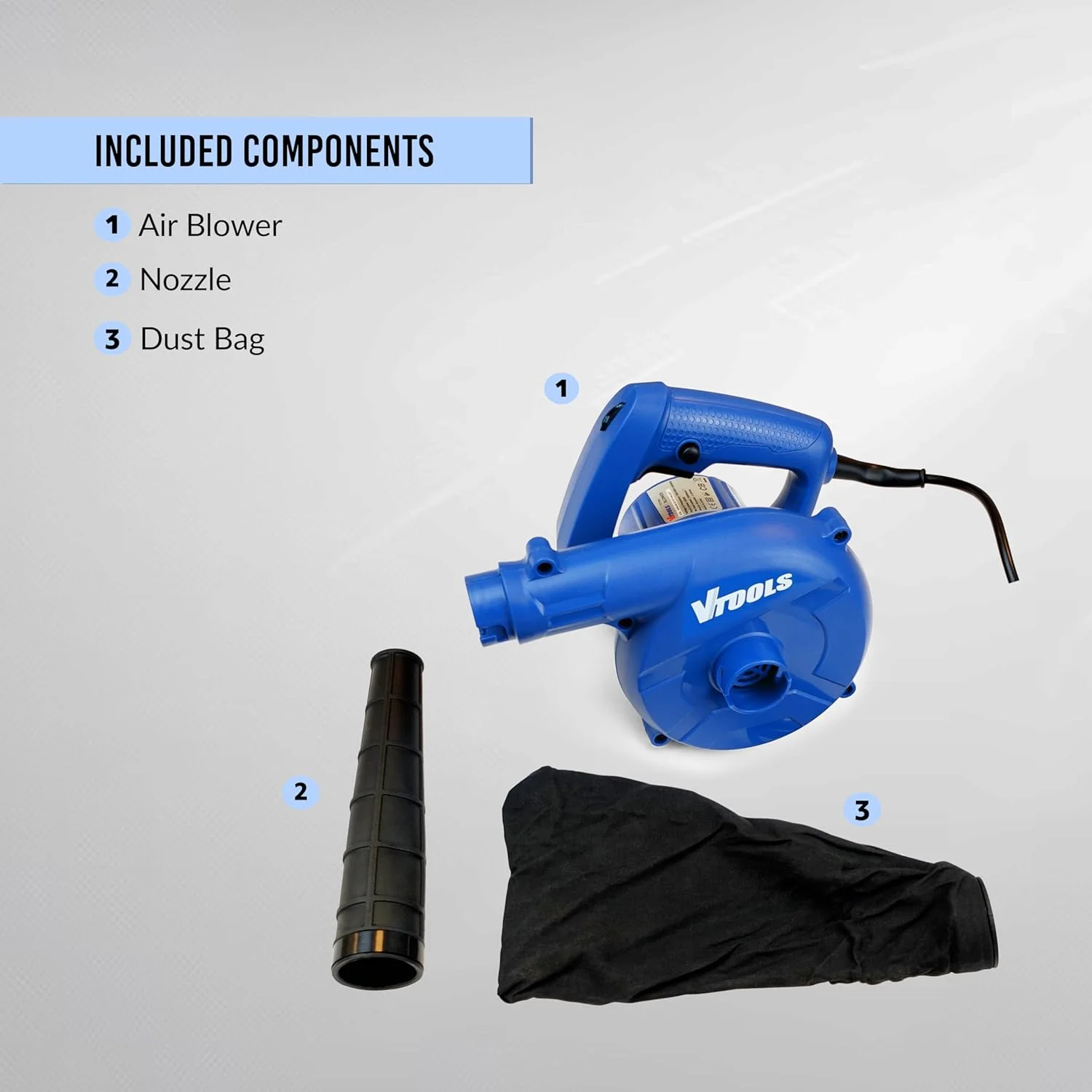 دمنده برقی 600 وات وی تولز با سرعت 16000 دور در دقیقه تک سرعته دمنده برقی 600 وات وی تولز با سرعت 16000 دور در دقیقه تک سرعته