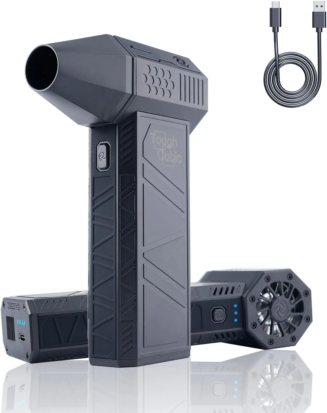 فن توربینی جت دمنده Tough Cubic X3 Turbo Jet با موتور براشلس پرسرعت 130000 دور در دقیقه، حداکثر سرعت 80 مایل در ساعت، فن بادی قوی فن توربینی جت دمنده Tough Cubic X3 Turbo Jet با موتور براشلس پرسرعت 130000 دور در دقیقه، حداکثر سرعت 80 مایل در ساعت، فن بادی قوی