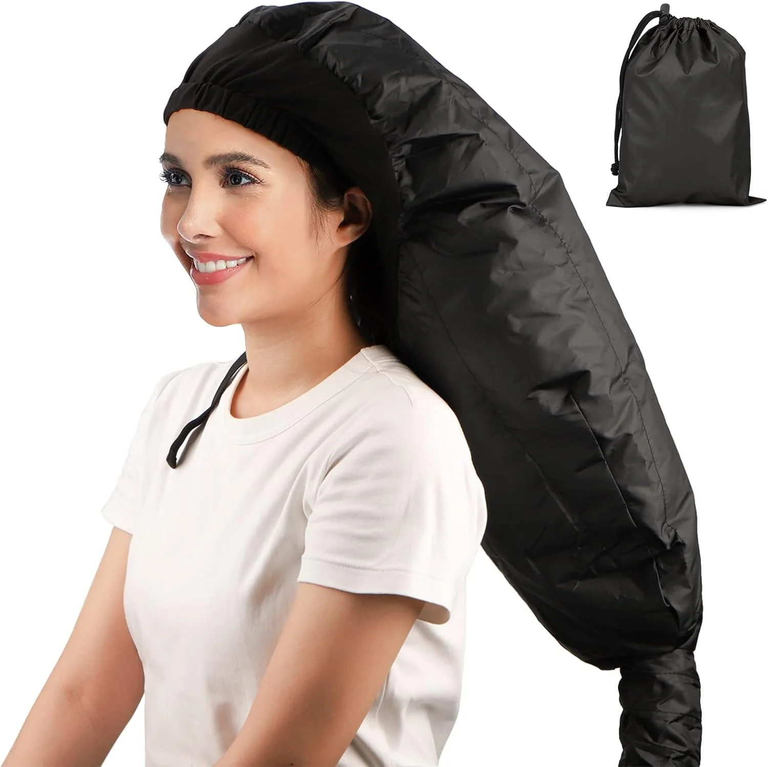 سری سشوار کلاهی Segbeauty، کلاه بزرگ و قابل تنظیم برای نرم کننده عمیق مو، کلاه حرارتی ارتقا یافته با بند الاستیک برای مراقبت از موهای فر و بافت دار طبیعی، خشک کردن سریع، حالت دادن