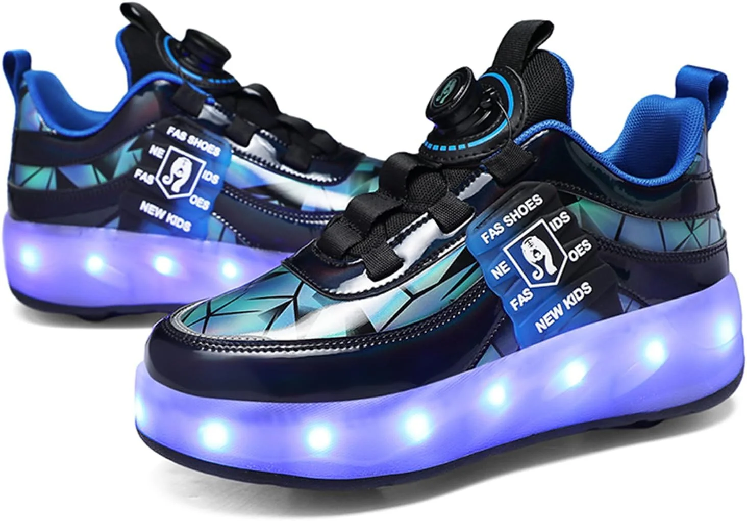 کفش های اسکیت غلتکی بچه گانه ZYANLING، کفش های کتانی برای پسران و دختران، کفش های پارکور فضای باز با 2 چرخ، کفش اسکیت یونیسکس، کفش های اسکیت جمع شونده برای ورزش های پیاده روی در پارک کودکان کفش های اسکیت غلتکی بچه گانه ZYANLING، کفش های کتانی برای پسران و دختران، کفش های پارکور فضای باز با 2 چرخ، کفش اسکیت یونیسکس، کفش های اسکیت جمع شونده برای ورزش های پیاده روی در پارک کودکان