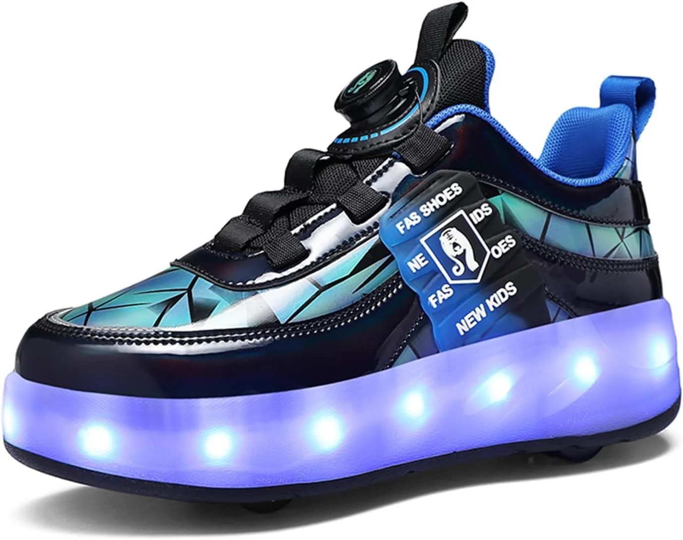 کفش های اسکیت غلتکی بچه گانه ZYANLING، کفش های کتانی برای پسران و دختران، کفش های پارکور فضای باز با 2 چرخ، کفش اسکیت یونیسکس، کفش های اسکیت جمع شونده برای ورزش های پیاده روی در پارک کودکان کفش های اسکیت غلتکی بچه گانه ZYANLING، کفش های کتانی برای پسران و دختران، کفش های پارکور فضای باز با 2 چرخ، کفش اسکیت یونیسکس، کفش های اسکیت جمع شونده برای ورزش های پیاده روی در پارک کودکان