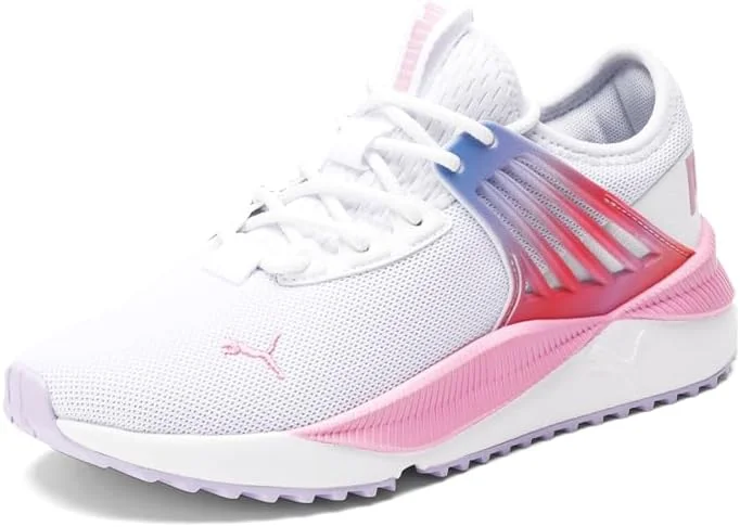 کفش ورزشی دخترانه پوما مدل Pacer Future Sunset Sky JR