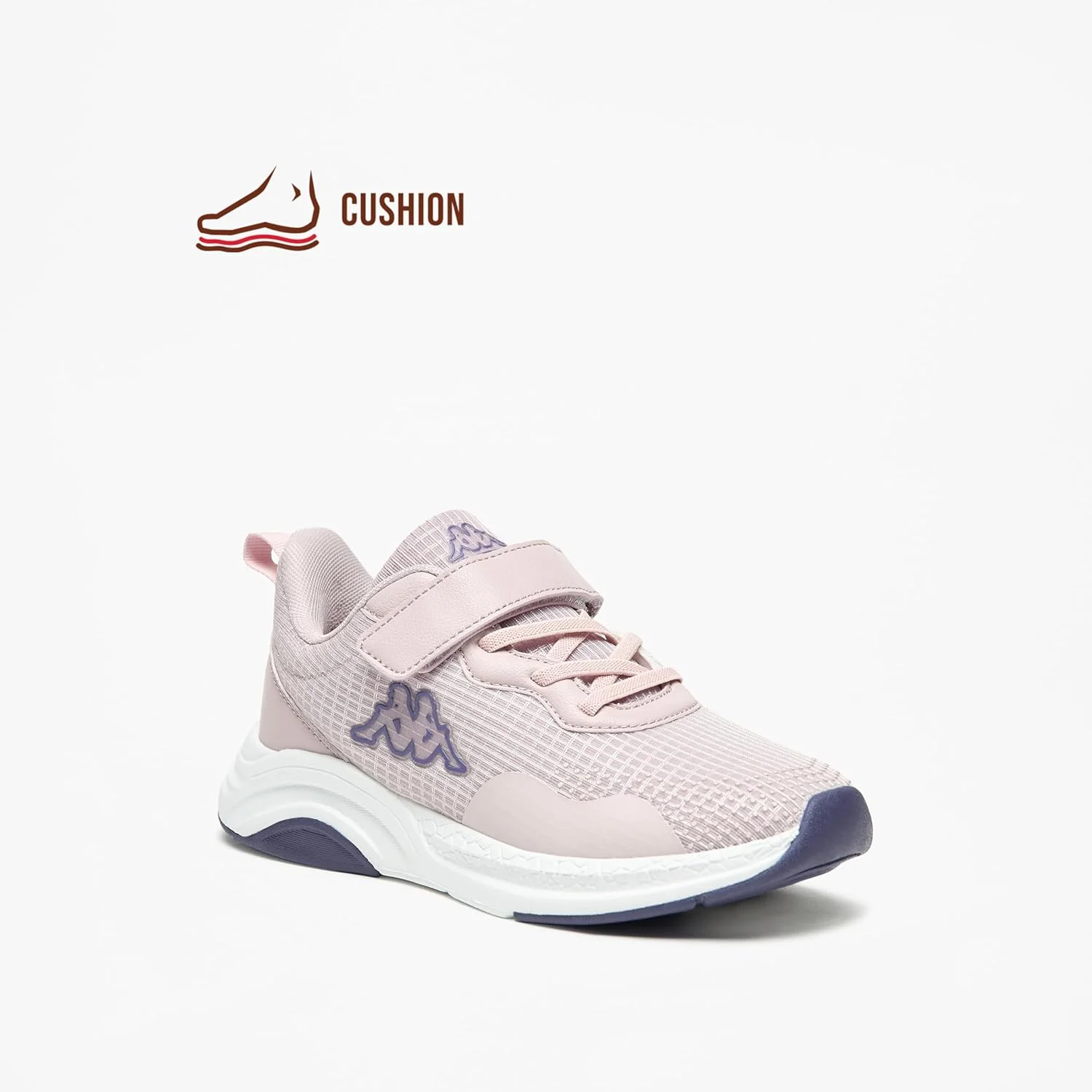 کفش پیاده روی دخترانه Kappa - 166575237 - بافت مشبک با بستن چسبی