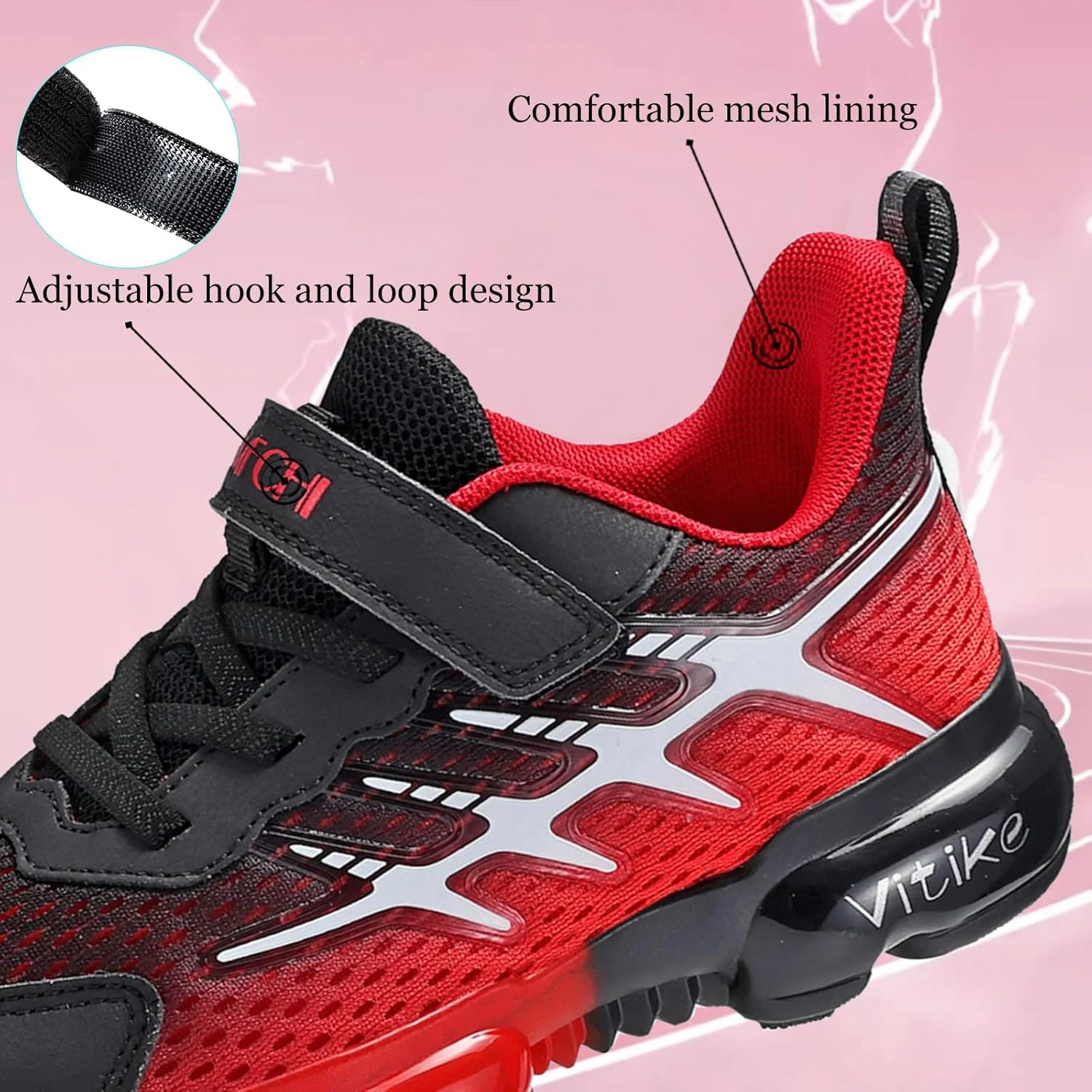 کفشهای ورزشی بافتنی توری پسرانه دخترانه JMFCHI، کفشهای دویدن سبک وزن و تنفسی برای کفشهای ورزشی غیررسمی و مد روز کودکان کفشهای ورزشی بافتنی توری پسرانه دخترانه JMFCHI، کفشهای دویدن سبک وزن و تنفسی برای کفشهای ورزشی غیررسمی و مد روز کودکان