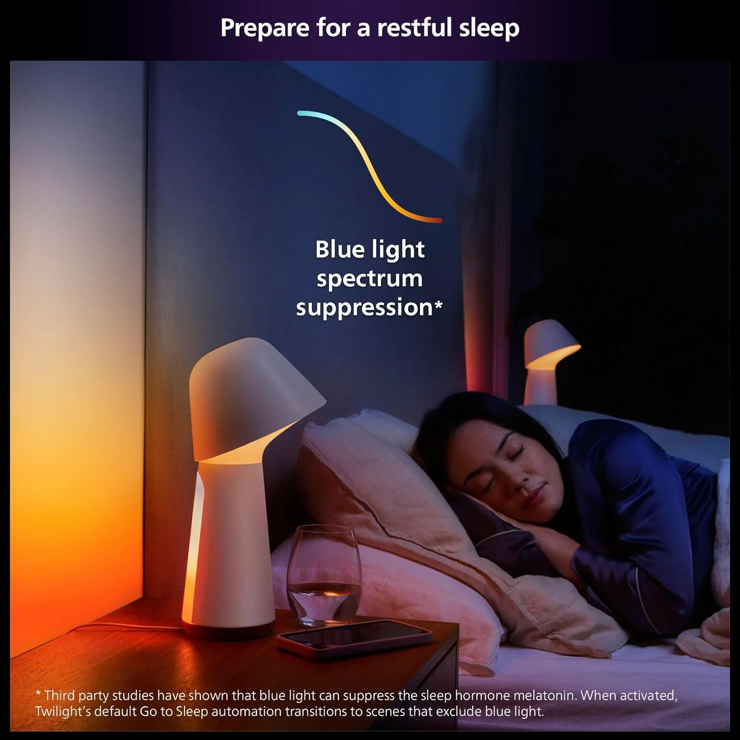 چراغ خواب هوشمند LED Philips Hue Twilight، نور سفید و رنگی، سازگار با بلوتوث، کنترل صوتی با الکسا، Apple Home و Google Assistant چراغ خواب هوشمند LED Philips Hue Twilight، نور سفید و رنگی، سازگار با بلوتوث، کنترل صوتی با الکسا، Apple Home و Google Assistant
