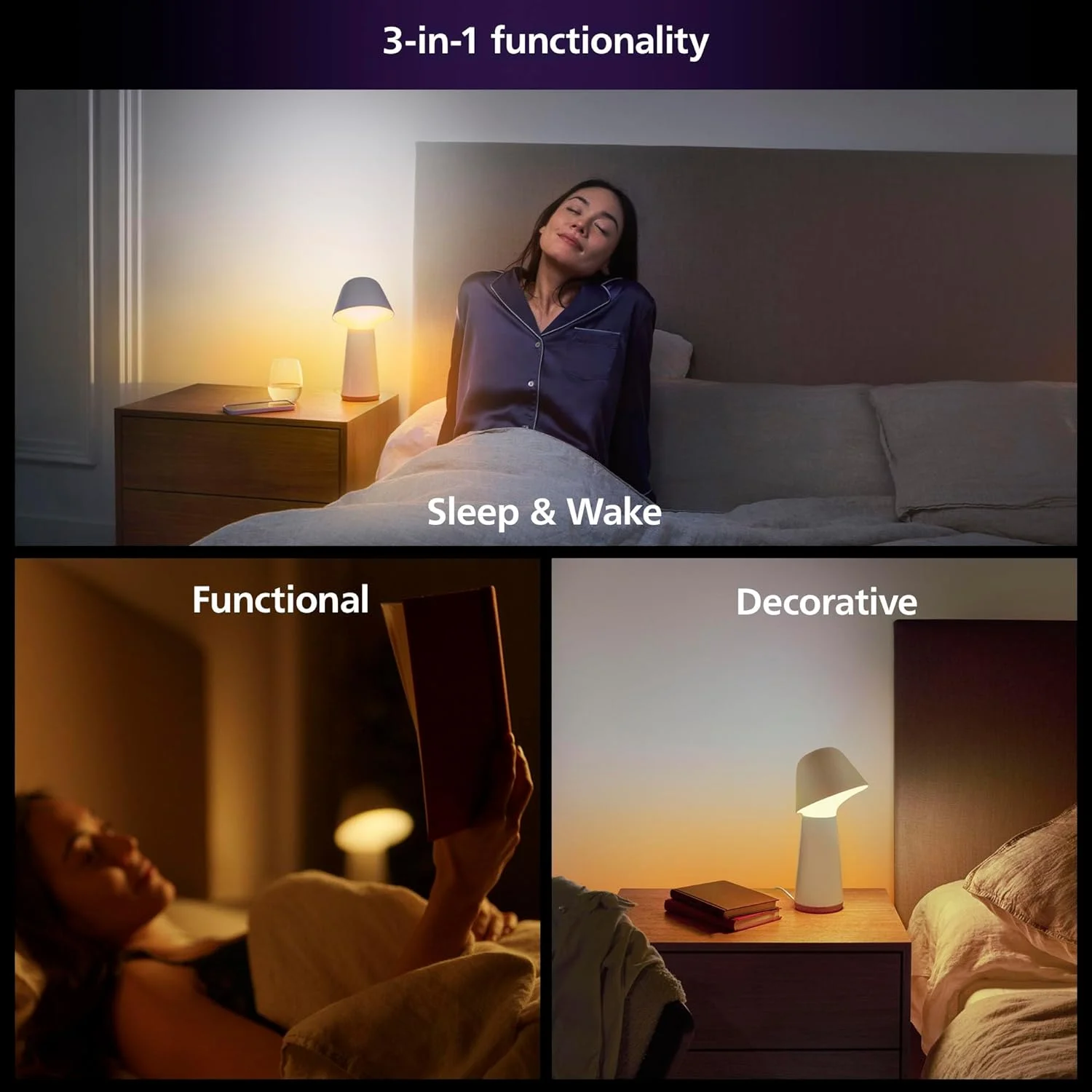 چراغ خواب هوشمند LED Philips Hue Twilight، نور سفید و رنگی، سازگار با بلوتوث، کنترل صوتی با الکسا، Apple Home و Google Assistant چراغ خواب هوشمند LED Philips Hue Twilight، نور سفید و رنگی، سازگار با بلوتوث، کنترل صوتی با الکسا، Apple Home و Google Assistant