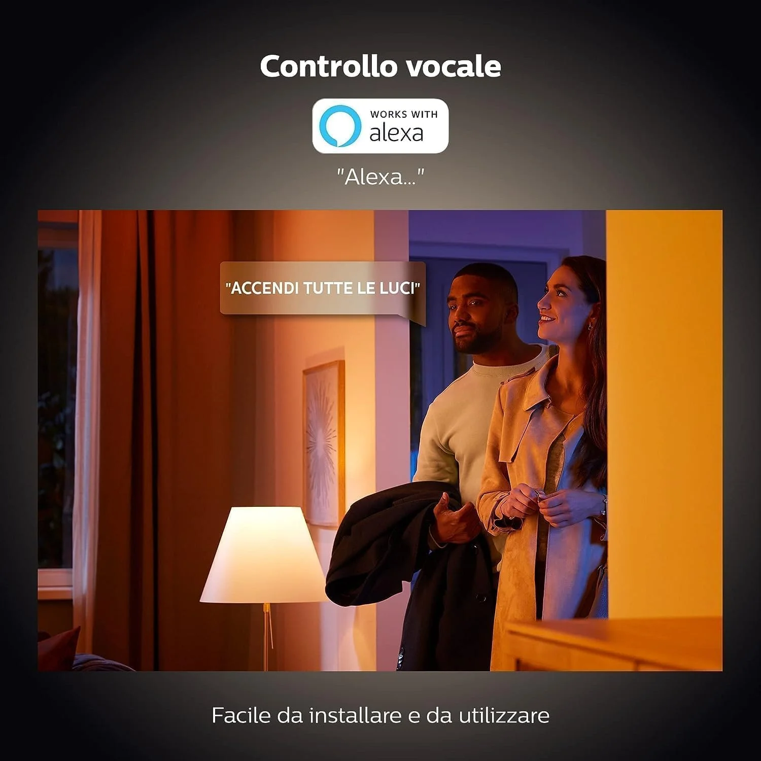 چراغ دیواری LED هوشمند Philips Hue White and Color Ambiance مدل Econic، مناسب فضای باز، دیمرپذیر، 16 میلیون رنگ، قابل کنترل از طریق اپلیکیشن، سازگار با Amazon Alexa چراغ دیواری LED هوشمند Philips Hue White and Color Ambiance مدل Econic، مناسب فضای باز، دیمرپذیر، 16 میلیون رنگ، قابل کنترل از طریق اپلیکیشن، سازگار با Amazon Alexa