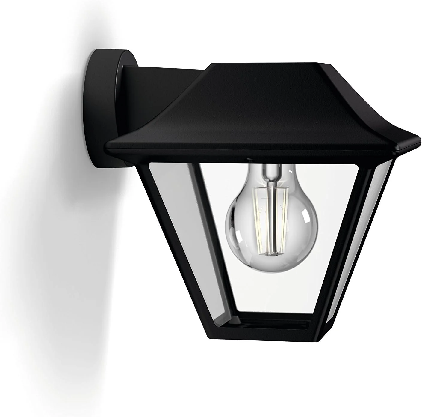 چراغ دیواری رو به پایین فیلیپس myGarden Alpenglow، مشکی، E27، 60 وات