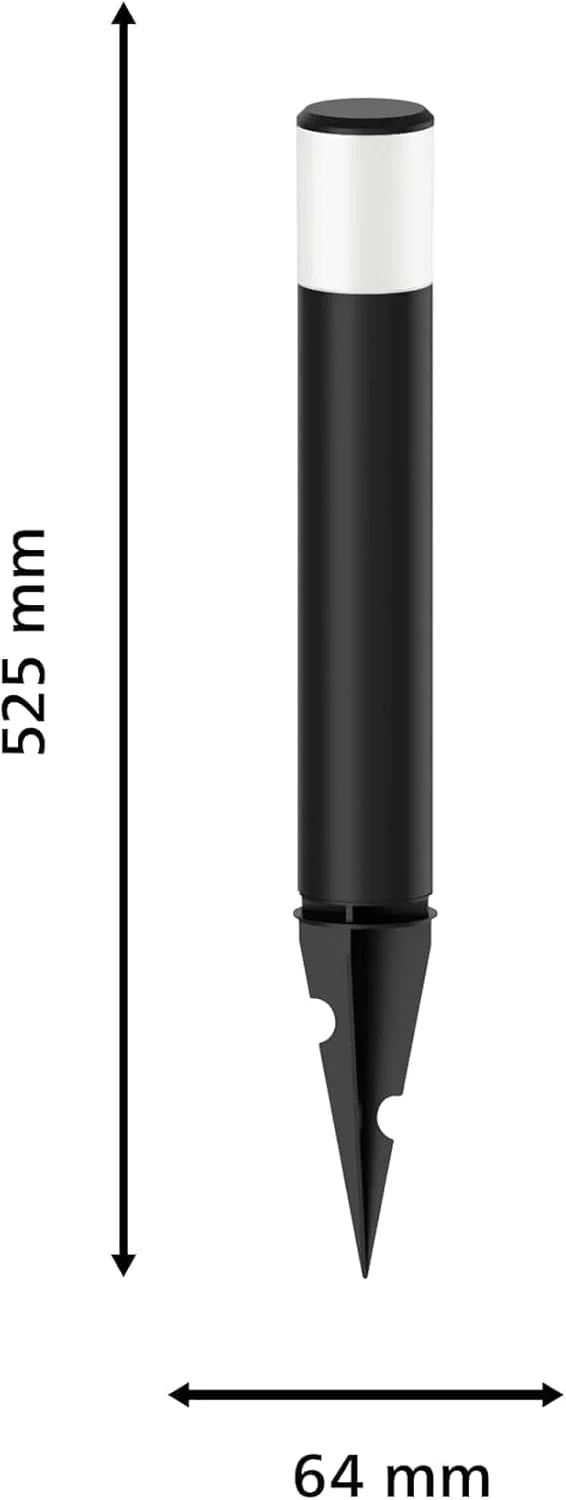 چراغ پایه دار مسیر باغی ولتاژ پایین فیلیپس Purex Gardenlink، بسته 3 عددی، 3X1.5 وات، مشکی، 24 ولت، مقاوم در برابر آب IP44 چراغ پایه دار مسیر باغی ولتاژ پایین فیلیپس Purex Gardenlink، بسته 3 عددی، 3X1.5 وات، مشکی، 24 ولت، مقاوم در برابر آب IP44