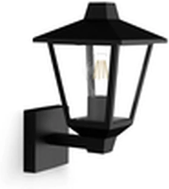 چراغ دیواری بیرونی فیلیپس مدل Kinno، حداکثر 25 وات، پایه E27، مشکی چراغ دیواری بیرونی فیلیپس مدل Kinno، حداکثر 25 وات، پایه E27، مشکی