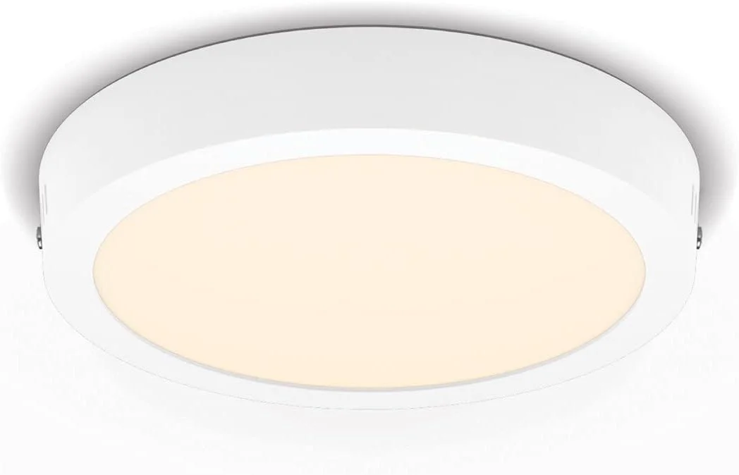 چراغ سقفی روکار ال ای دی گرد باریک فیلیپس مدل Magneos 2700K 12W [سفید گرم - سفید] برای نورپردازی داخلی، اتاق نشیمن و اتاق خواب