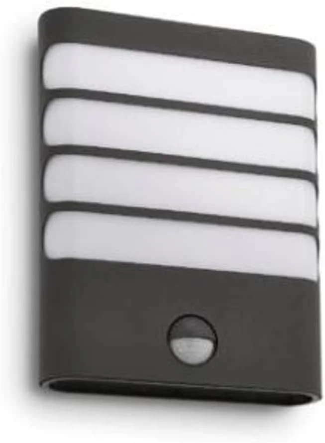 چراغ دیواری LED مدل Philips myGarden Raccoon با سنسور حرکتی [آنتراسیت] 3.5 وات LED یکپارچه برای روشنایی باغ و پاسیو