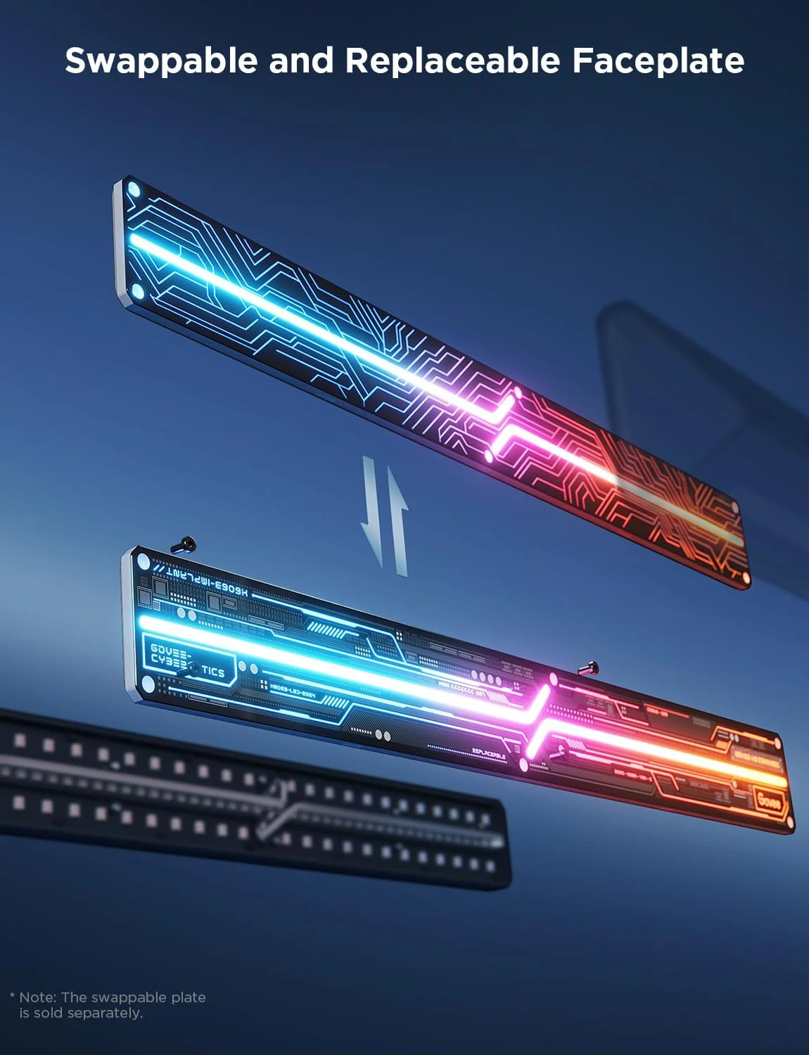 چراغ دیواری گیمینگ Govee، چراغ های LED هوشمند، سازگار با الکسا و دستیار گوگل، 3 بخش نوری با 1 اتصال دهنده چراغ دیواری گیمینگ Govee، چراغ های LED هوشمند، سازگار با الکسا و دستیار گوگل، 3 بخش نوری با 1 اتصال دهنده