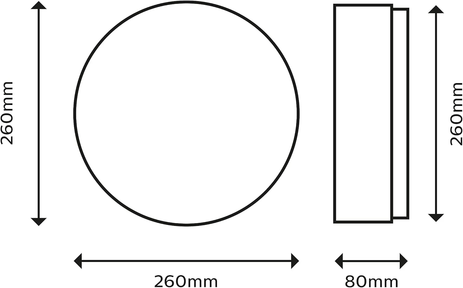 چراغ سقفی ال ای دی شان فیلیپس با سنسور حرکتی 2700K 12W [سفید گرم - سفید] برای روشنایی داخلی منزل، اتاق نشیمن و اتاق خواب