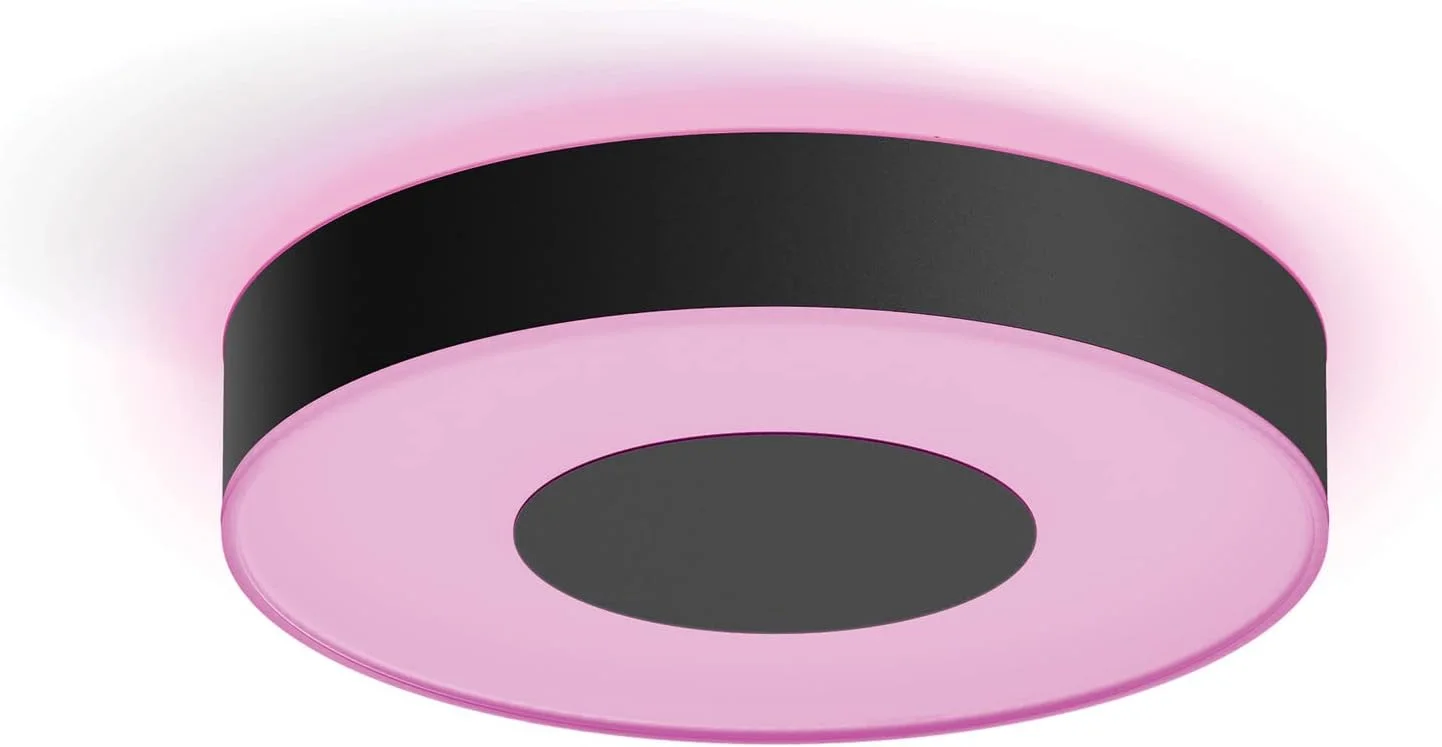 چراغ سقفی هوشمند Philips Hue Infuse White and Colour Ambiance [متوسط - سفید] با بلوتوث. سازگار با الکسا، گوگل اسیستنت و اپل هوم کیت