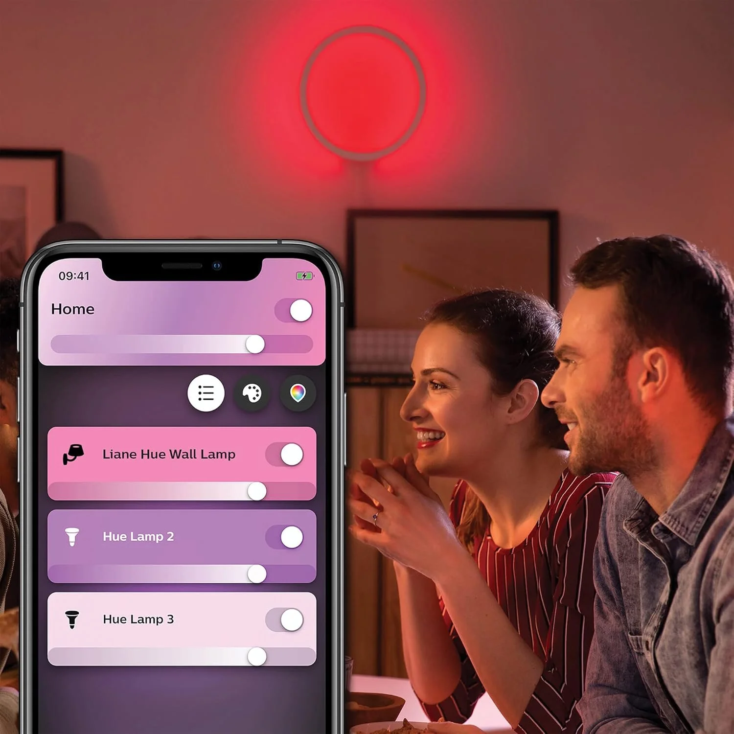 چراغ دیواری هوشمند ال ای دی Philips Hue Sana White and Colour Ambiance با بلوتوث، سفید، سازگار با Alexa، Google Assistant و Apple Homekit چراغ دیواری هوشمند ال ای دی Philips Hue Sana White and Colour Ambiance با بلوتوث، سفید، سازگار با Alexa، Google Assistant و Apple Homekit