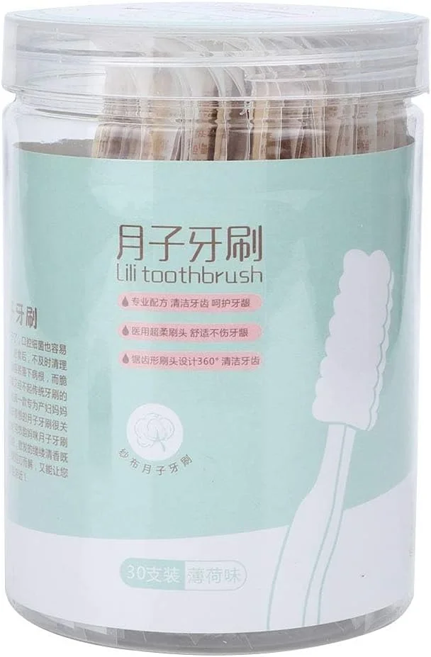 آزونه 30 عدد مسواک یکبار مصرف مینی، بدون نیاز به خمیر دندان، دسته بامبو ضد لغزش، مراقبت از دهان نرم قابل حمل برای کودکان، سالمندان، زایمان، مسافرت (نعناع) آزونه 30 عدد مسواک یکبار مصرف مینی، بدون نیاز به خمیر دندان، دسته بامبو ضد لغزش، مراقبت از دهان نرم قابل حمل برای کودکان، سالمندان، زایمان، مسافرت (نعناع)