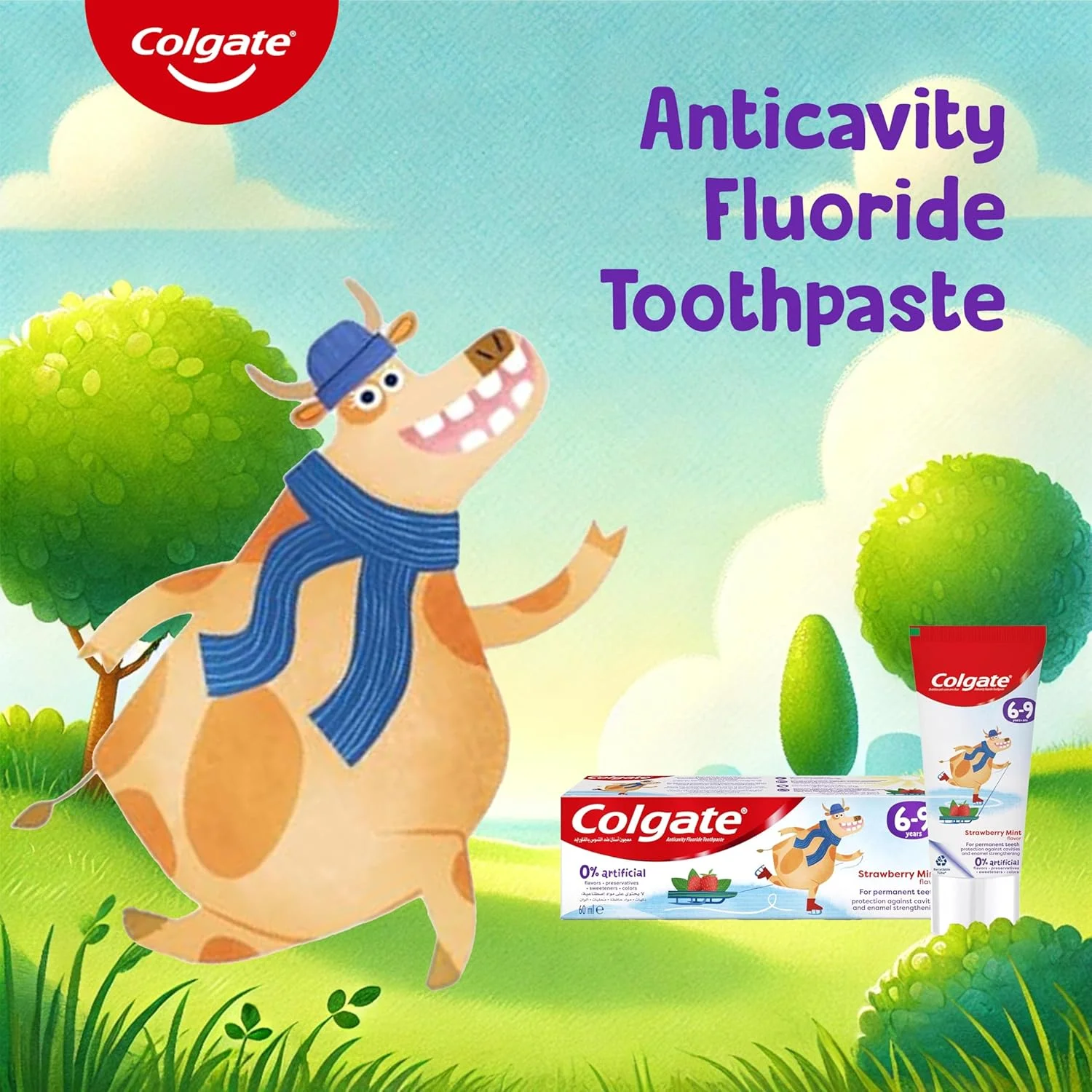 خمیر دندان کودک کلگیت 6-9 با طعم نعناع توت فرنگی، حاوی ژل فلوراید، 60 میلی لیتر، 1 عدد خمیر دندان کودک کلگیت 6-9 با طعم نعناع توت فرنگی، حاوی ژل فلوراید، 60 میلی لیتر، 1 عدد
