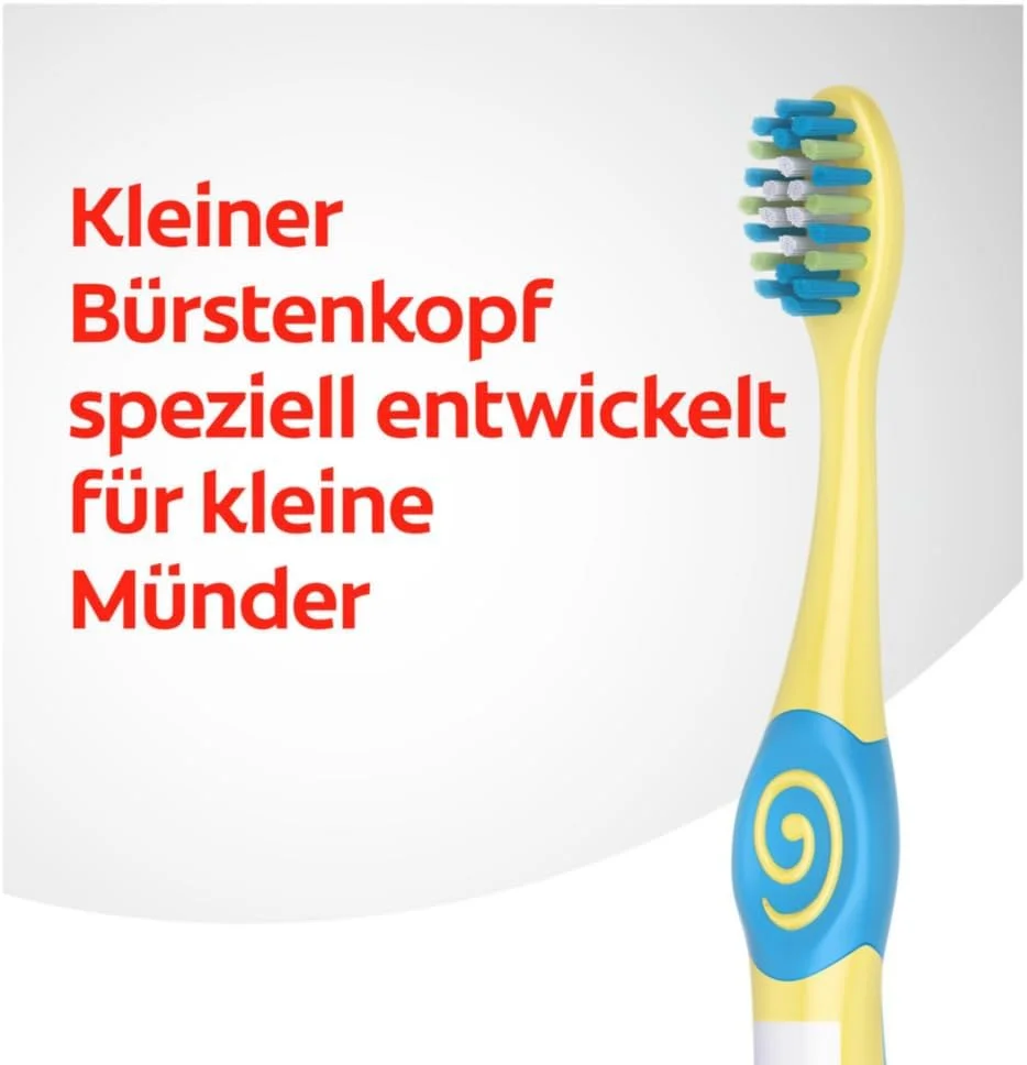 مسواک کودک کلگیت 3-5 سال، برس های فوق العاده نرم، تمیز کننده ملایم و موثر دندان ها، سر کوچک مسواک برای دسترسی آسان، راهنمای خمیر دندان با برس های سفید، دسته راحت با دستگیره های انگشت شست مسواک کودک کلگیت 3-5 سال، برس های فوق العاده نرم، تمیز کننده ملایم و موثر دندان ها، سر کوچک مسواک برای دسترسی آسان، راهنمای خمیر دندان با برس های سفید، دسته راحت با دستگیره های انگشت شست