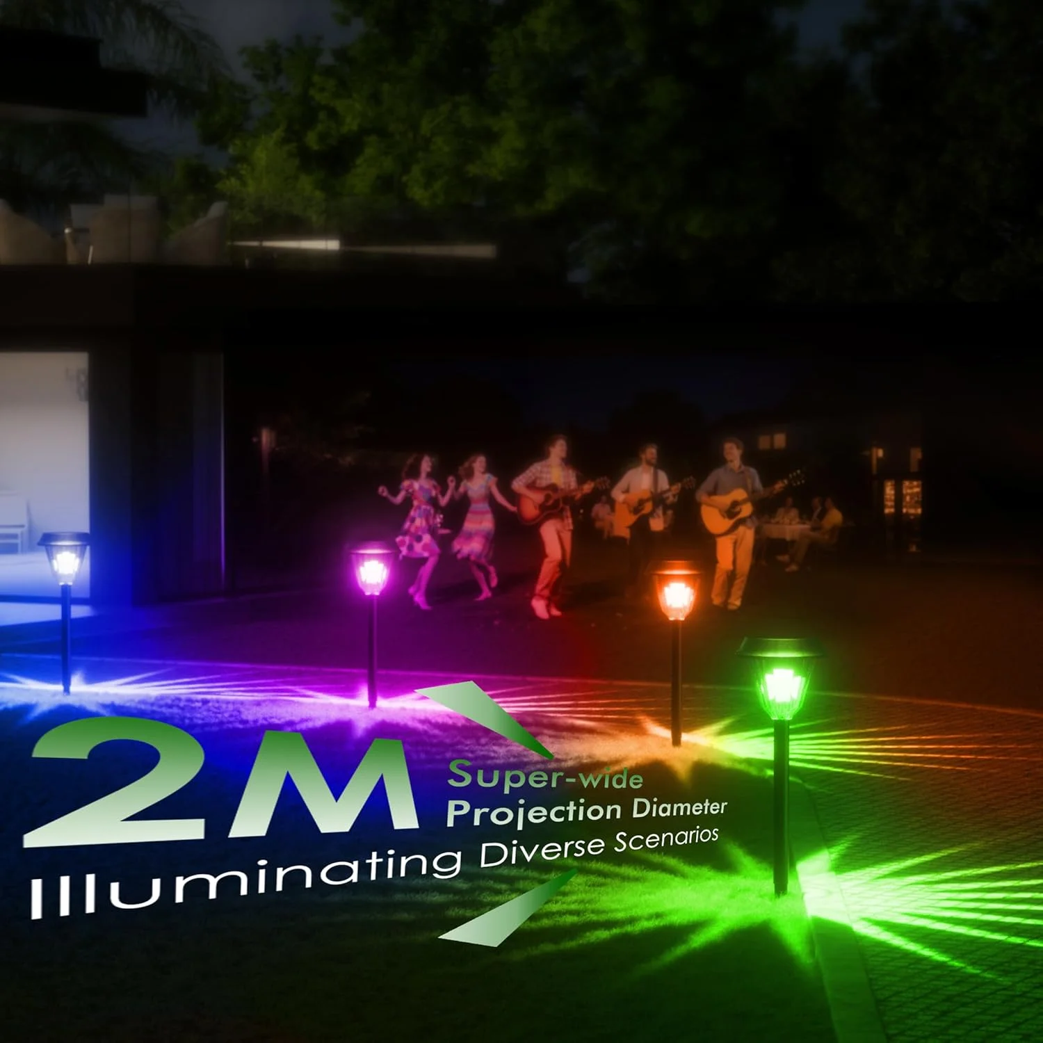 چراغ های خورشیدی فضای باز Quntis، 8 عددی، سفید گرم/RGB، چراغ های باغی خورشیدی ضد آب IP65، لامپ خورشیدی اتوماتیک، چراغ خورشیدی سفید گرم برای باغ، مسیر، پاسیو، پیاده رو، چمن خانه چراغ های خورشیدی فضای باز Quntis، 8 عددی، سفید گرم/RGB، چراغ های باغی خورشیدی ضد آب IP65، لامپ خورشیدی اتوماتیک، چراغ خورشیدی سفید گرم برای باغ، مسیر، پاسیو، پیاده رو، چمن خانه