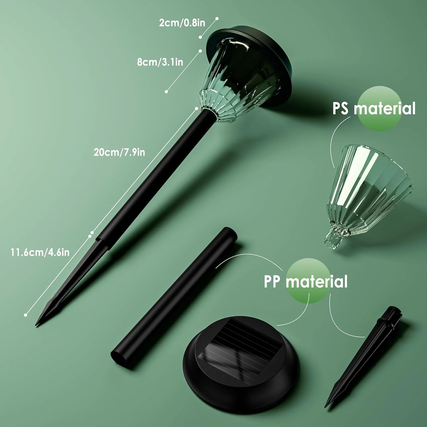 چراغ های خورشیدی فضای باز Quntis، 8 عددی، سفید گرم/RGB، چراغ های باغی خورشیدی ضد آب IP65، لامپ خورشیدی اتوماتیک، چراغ خورشیدی سفید گرم برای باغ، مسیر، پاسیو، پیاده رو، چمن خانه چراغ های خورشیدی فضای باز Quntis، 8 عددی، سفید گرم/RGB، چراغ های باغی خورشیدی ضد آب IP65، لامپ خورشیدی اتوماتیک، چراغ خورشیدی سفید گرم برای باغ، مسیر، پاسیو، پیاده رو، چمن خانه