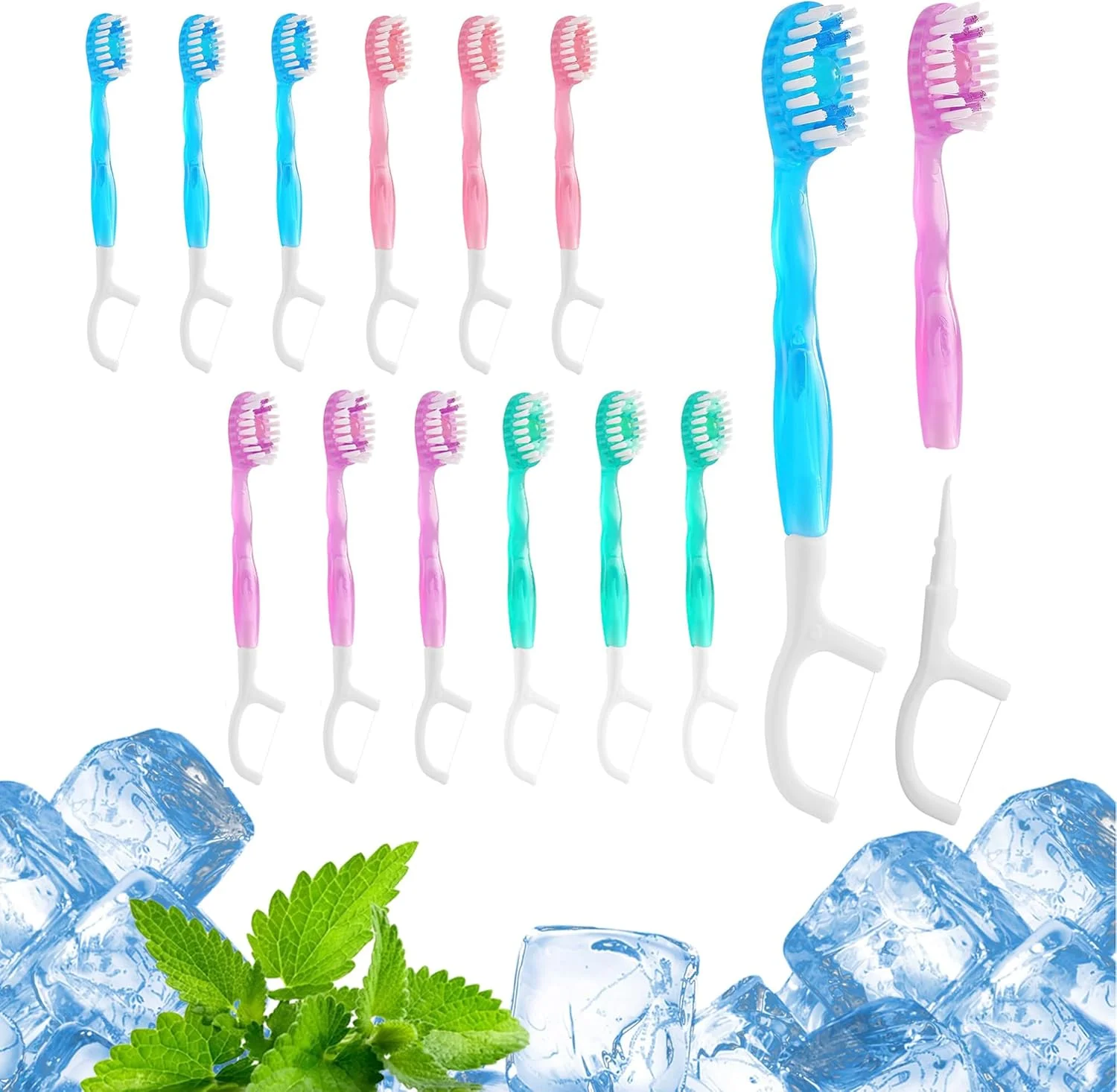 مجموعه مسواک مسافرتی GraGra، 12 عدد مسواک یکبار مصرف کوچک 5 در 1، 4 طعم، بسته بندی جداگانه، (مسواک + خمیر دندان + زبان پاک کن + نخ دندان + خلال دندان) مجموعه مسواک مسافرتی GraGra، 12 عدد مسواک یکبار مصرف کوچک 5 در 1، 4 طعم، بسته بندی جداگانه، (مسواک + خمیر دندان + زبان پاک کن + نخ دندان + خلال دندان)