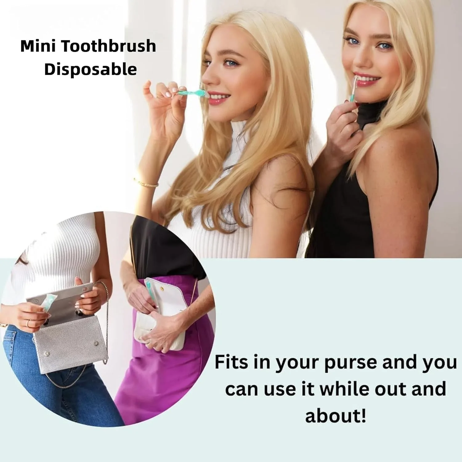 مجموعه مسواک مسافرتی GraGra، 12 عدد مسواک یکبار مصرف کوچک 5 در 1، 4 طعم، بسته بندی جداگانه، (مسواک + خمیر دندان + زبان پاک کن + نخ دندان + خلال دندان) مجموعه مسواک مسافرتی GraGra، 12 عدد مسواک یکبار مصرف کوچک 5 در 1، 4 طعم، بسته بندی جداگانه، (مسواک + خمیر دندان + زبان پاک کن + نخ دندان + خلال دندان)