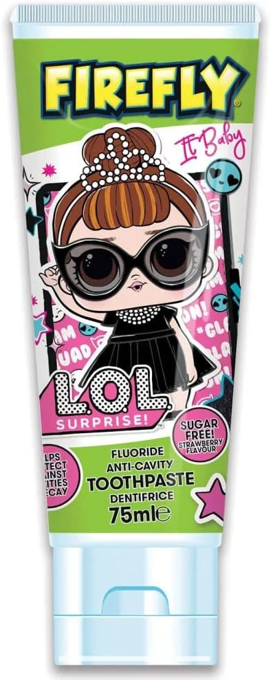خمیر دندان کودک فایرفلای LOL Surprise! حجم 75 میلی لیتر خمیر دندان کودک فایرفلای LOL Surprise! حجم 75 میلی لیتر