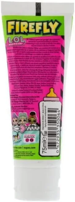 خمیر دندان کودک فایرفلای LOL Surprise! حجم 75 میلی لیتر خمیر دندان کودک فایرفلای LOL Surprise! حجم 75 میلی لیتر