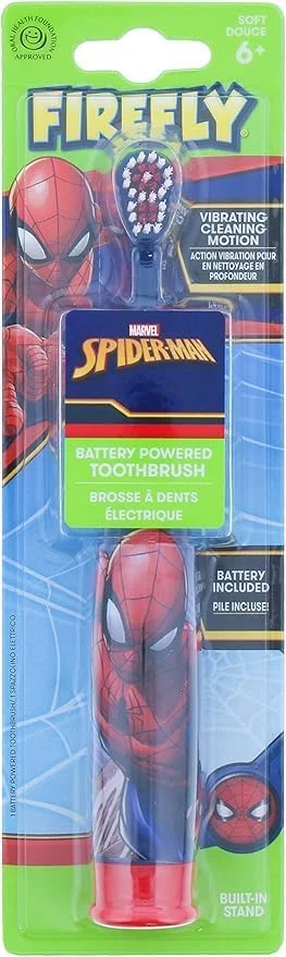 مسواک باتری خور کودکانه هادکو طرح مرد عنکبوتی به همراه خمیر دندان آدامسی مرد عنکبوتی. یک بسته همراه با برگه استیکر پفی ما (انتخاب استیکرها به صورت تصادفی). مسواک مرد عنکبوتی. خمیر دندان مرد عنکبوتی مسواک باتری خور کودکانه هادکو طرح مرد عنکبوتی به همراه خمیر دندان آدامسی مرد عنکبوتی. یک بسته همراه با برگه استیکر پفی ما (انتخاب استیکرها به صورت تصادفی). مسواک مرد عنکبوتی. خمیر دندان مرد عنکبوتی