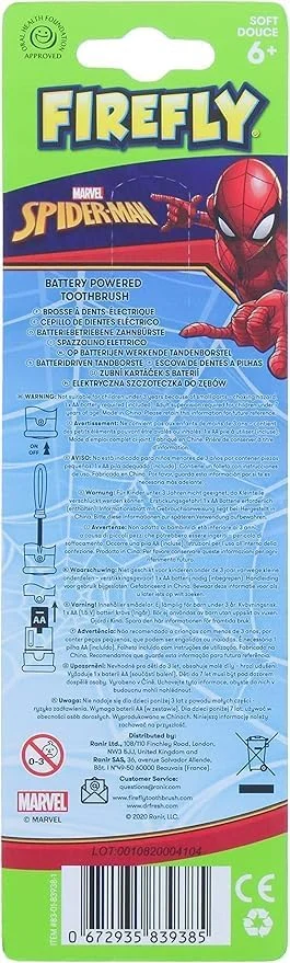 مسواک باتری خور کودکانه هادکو طرح مرد عنکبوتی به همراه خمیر دندان آدامسی مرد عنکبوتی. یک بسته همراه با برگه استیکر پفی ما (انتخاب استیکرها به صورت تصادفی). مسواک مرد عنکبوتی. خمیر دندان مرد عنکبوتی مسواک باتری خور کودکانه هادکو طرح مرد عنکبوتی به همراه خمیر دندان آدامسی مرد عنکبوتی. یک بسته همراه با برگه استیکر پفی ما (انتخاب استیکرها به صورت تصادفی). مسواک مرد عنکبوتی. خمیر دندان مرد عنکبوتی