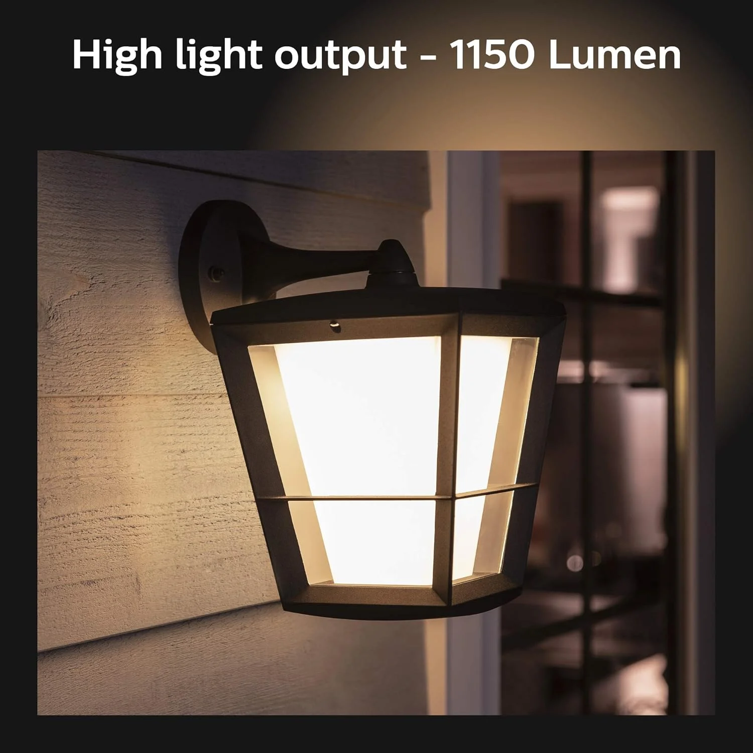 چراغ دیواری هوشمند رنگی فیلیپس Hue Econic برای فضای باز، رو به پایین (نیاز به هاب Hue، سازگار با نور هوشمند با Alexa، Apple Homekit و Google Assistant)، مشکی چراغ دیواری هوشمند رنگی فیلیپس Hue Econic برای فضای باز، رو به پایین (نیاز به هاب Hue، سازگار با نور هوشمند با Alexa، Apple Homekit و Google Assistant)، مشکی