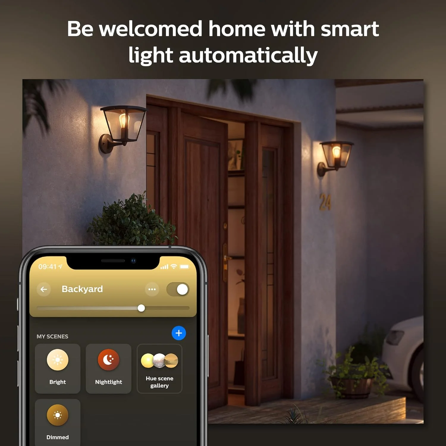 چراغ دیواری بیرونی Philips Hue White Ambiance Inara، سازگار با Alexa، Homekit و Google Assistant (نیاز به Hue Hub دارد) چراغ دیواری بیرونی Philips Hue White Ambiance Inara، سازگار با Alexa، Homekit و Google Assistant (نیاز به Hue Hub دارد)